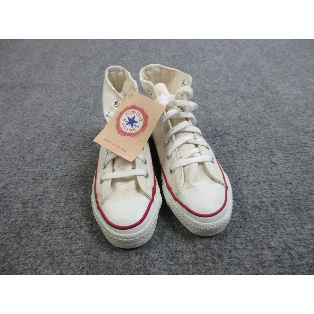 Vintage Converse Chuck Taylor All Star Shoes Boys Size 2 1/2 High Top USA 90s‎